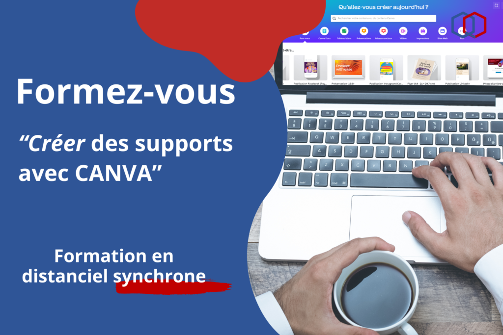 publicité pour la formation CANVA